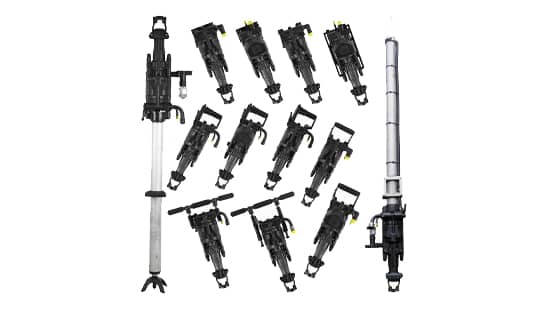 Pneumatic rock drills
