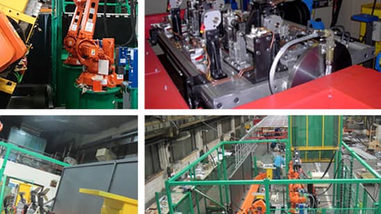 Robot cells and welding tools